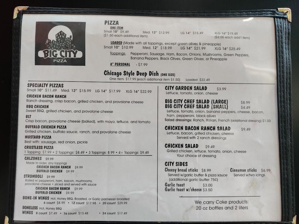 Big City Pizza Big City Chef Salad (Regular)
