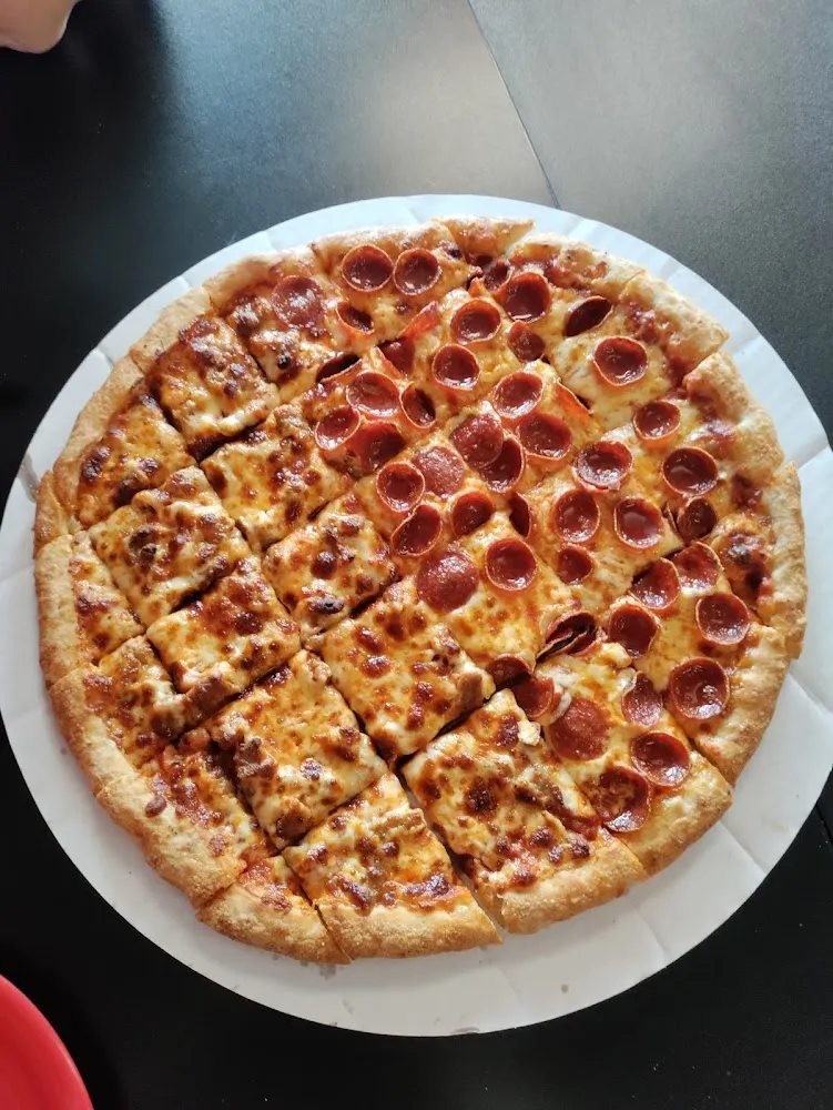 Pepperoni and Sausage Pizza